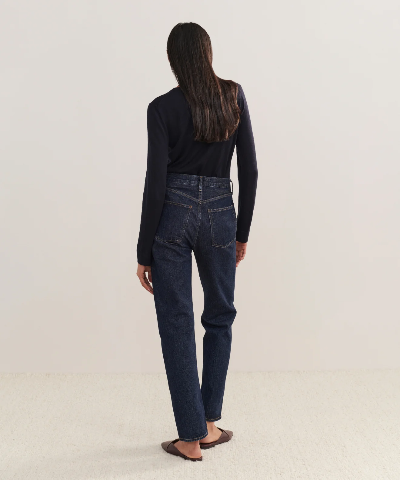 90's Pinch Waist Long Jean - Image 4