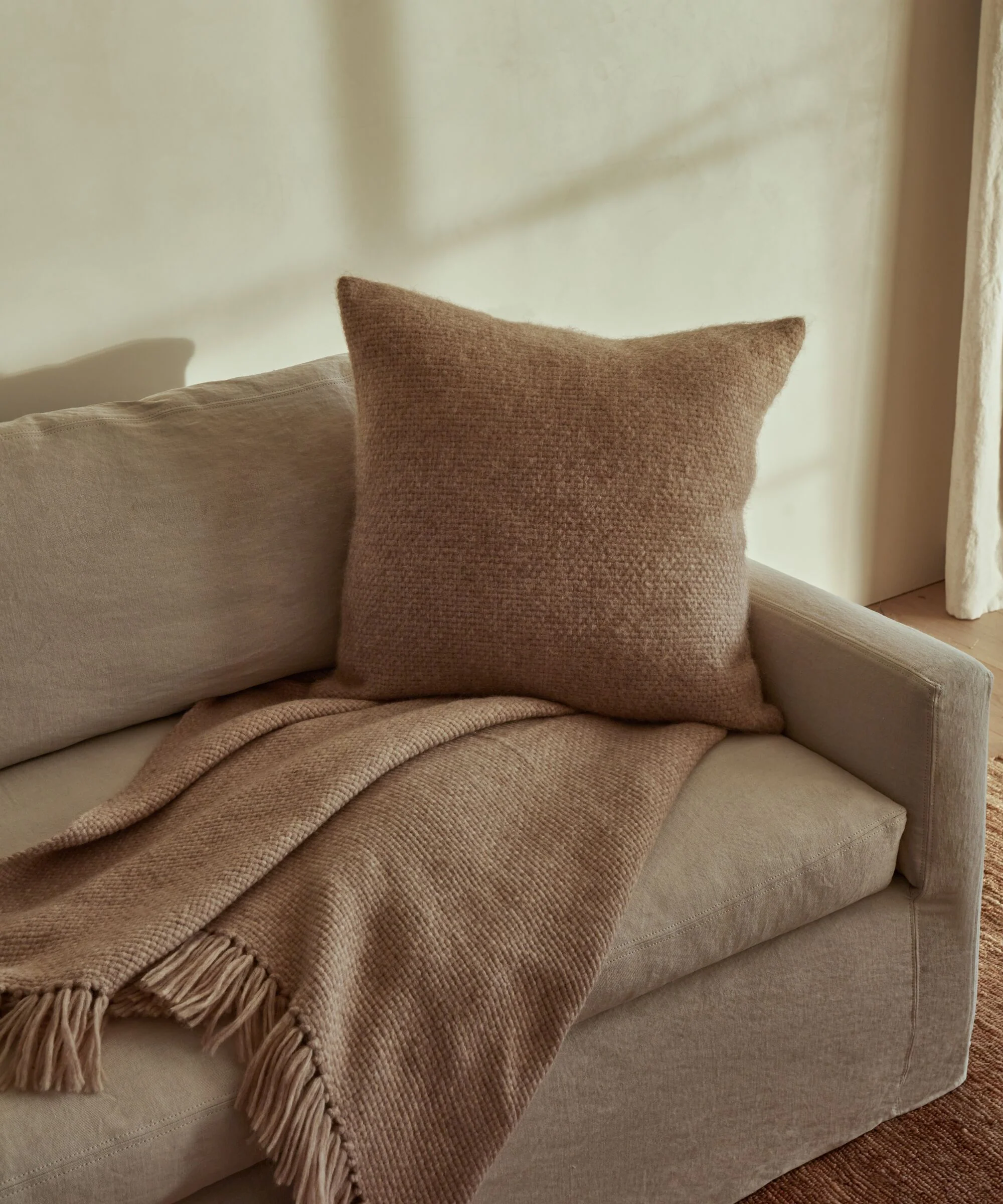 Alpaca Basketweave Pillow - Image 2