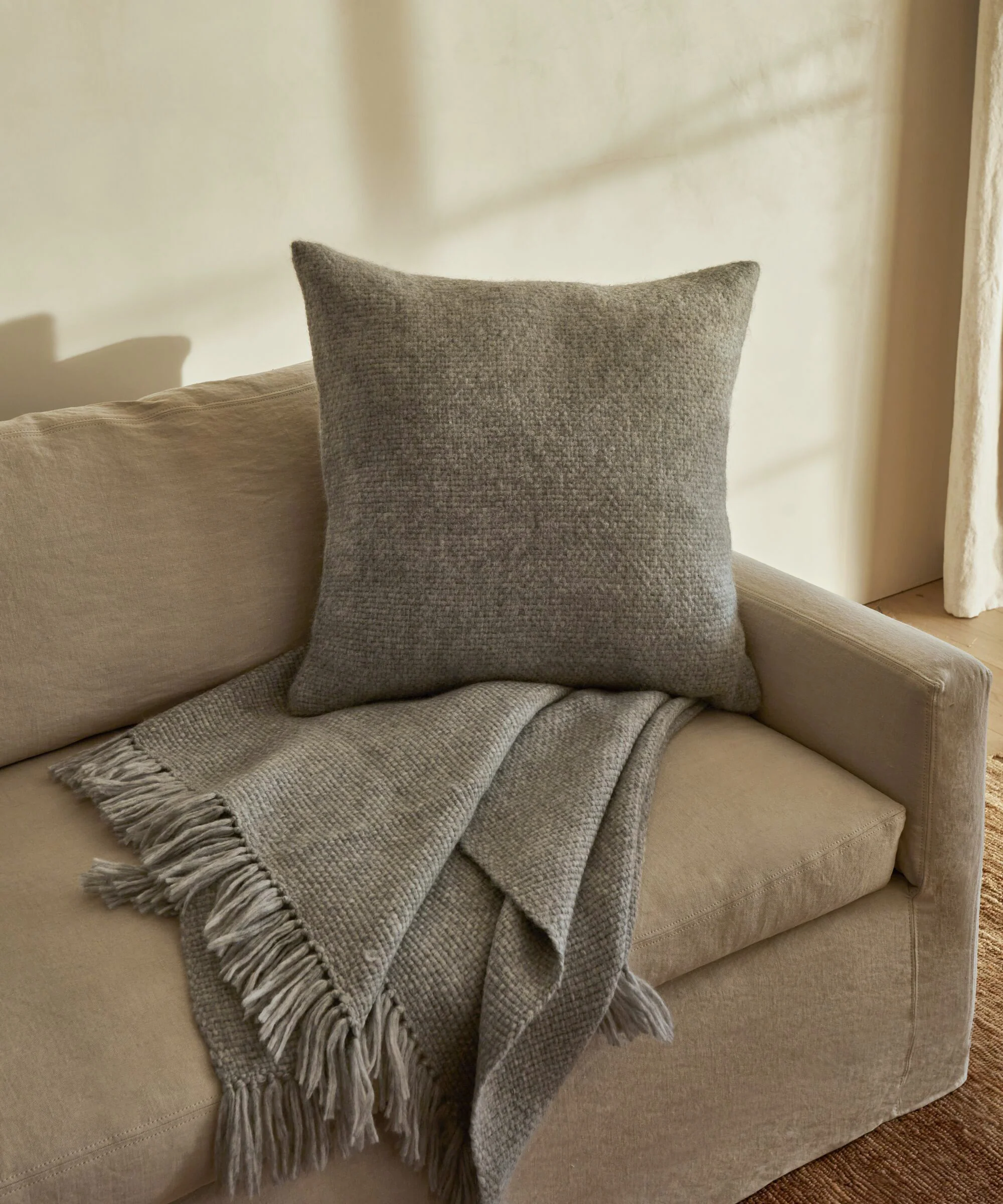 Alpaca Basketweave Pillow - Image 4