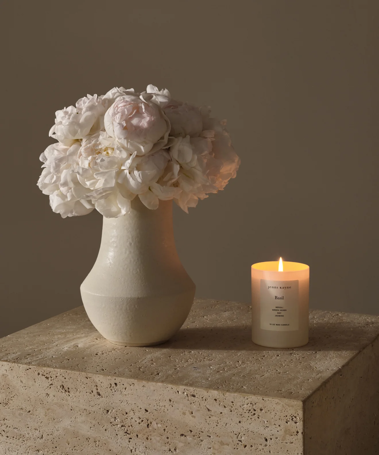 Basil Glass Candle - Image 3