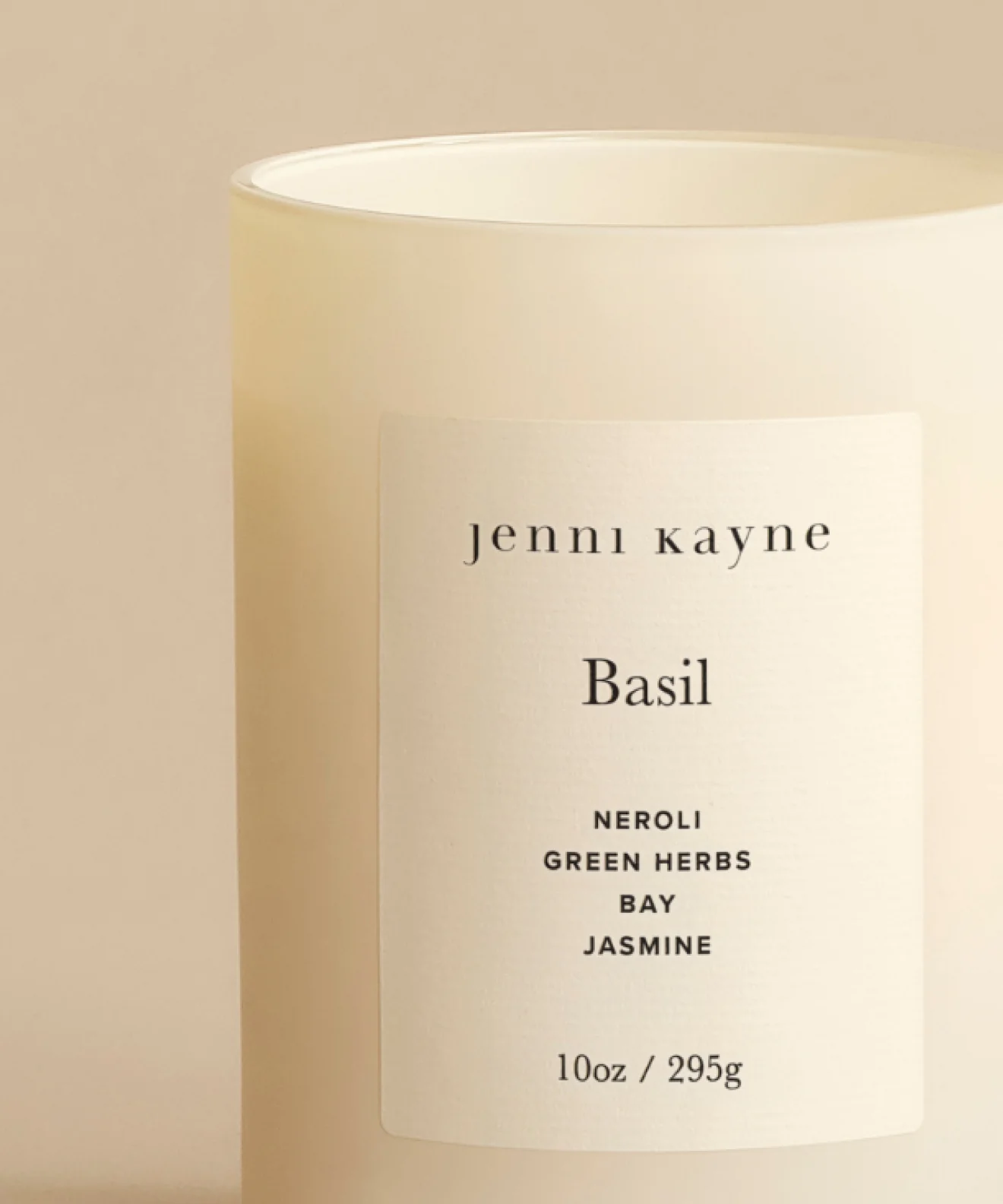 Basil Glass Candle - Image 4