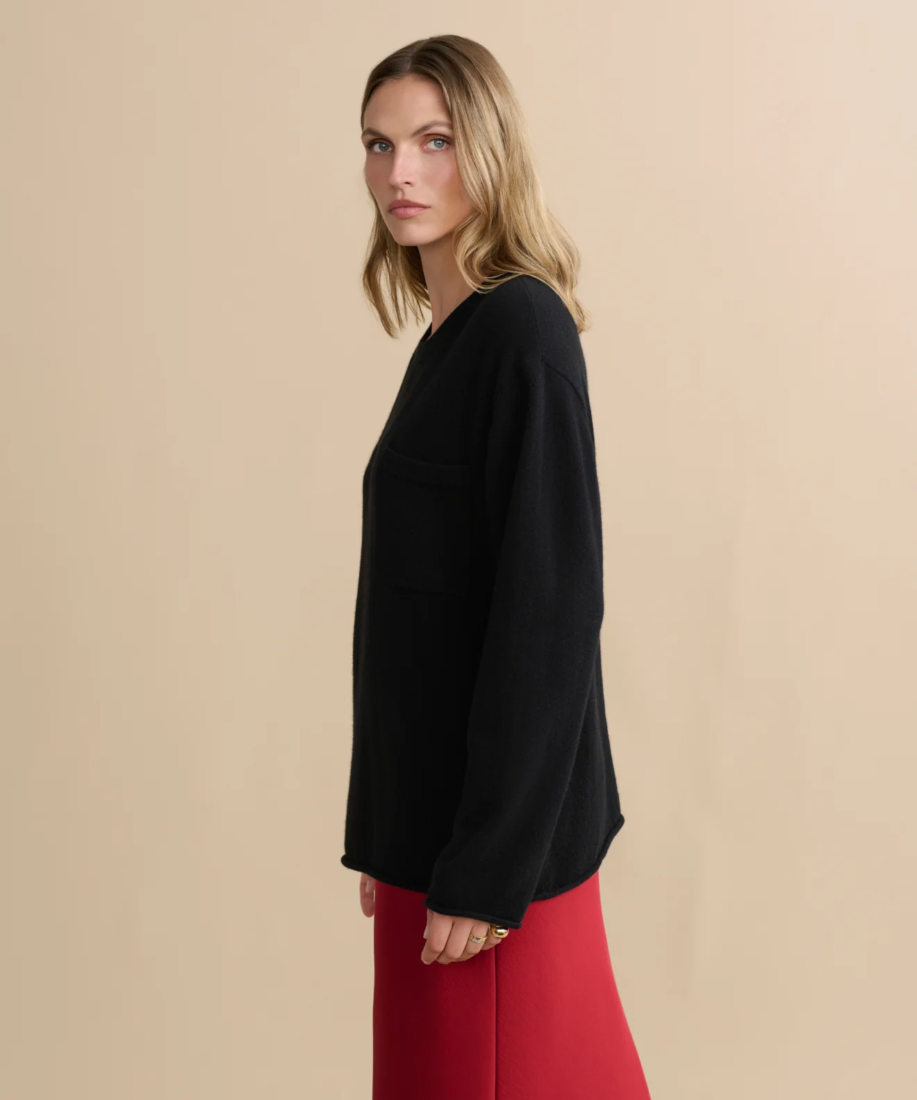 Cashmere Chandler Long-Sleeve Tee - Image 2