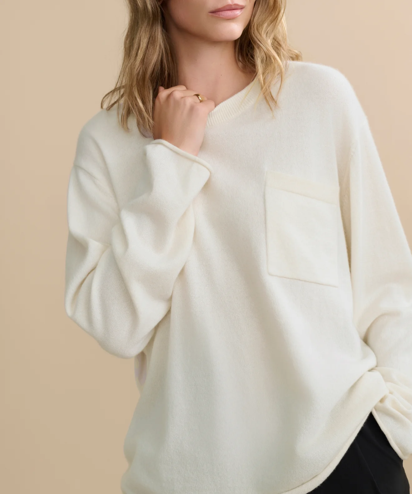 Cashmere Chandler Long-Sleeve Tee - Image 2