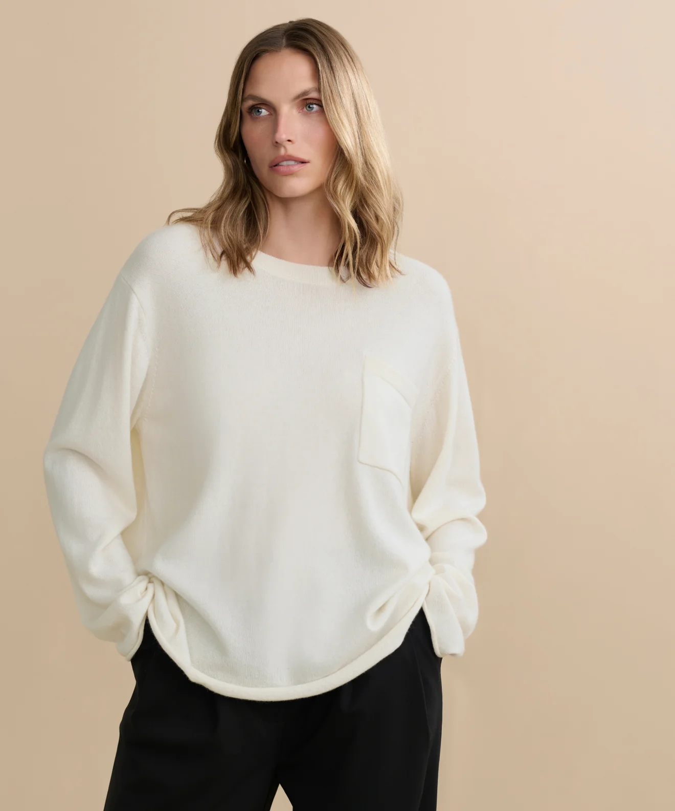 Cashmere Chandler Long-Sleeve Tee - Image 3