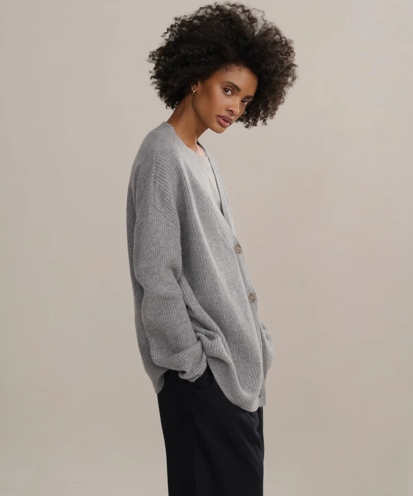 Cashmere Cocoon Cardigan - Image 4