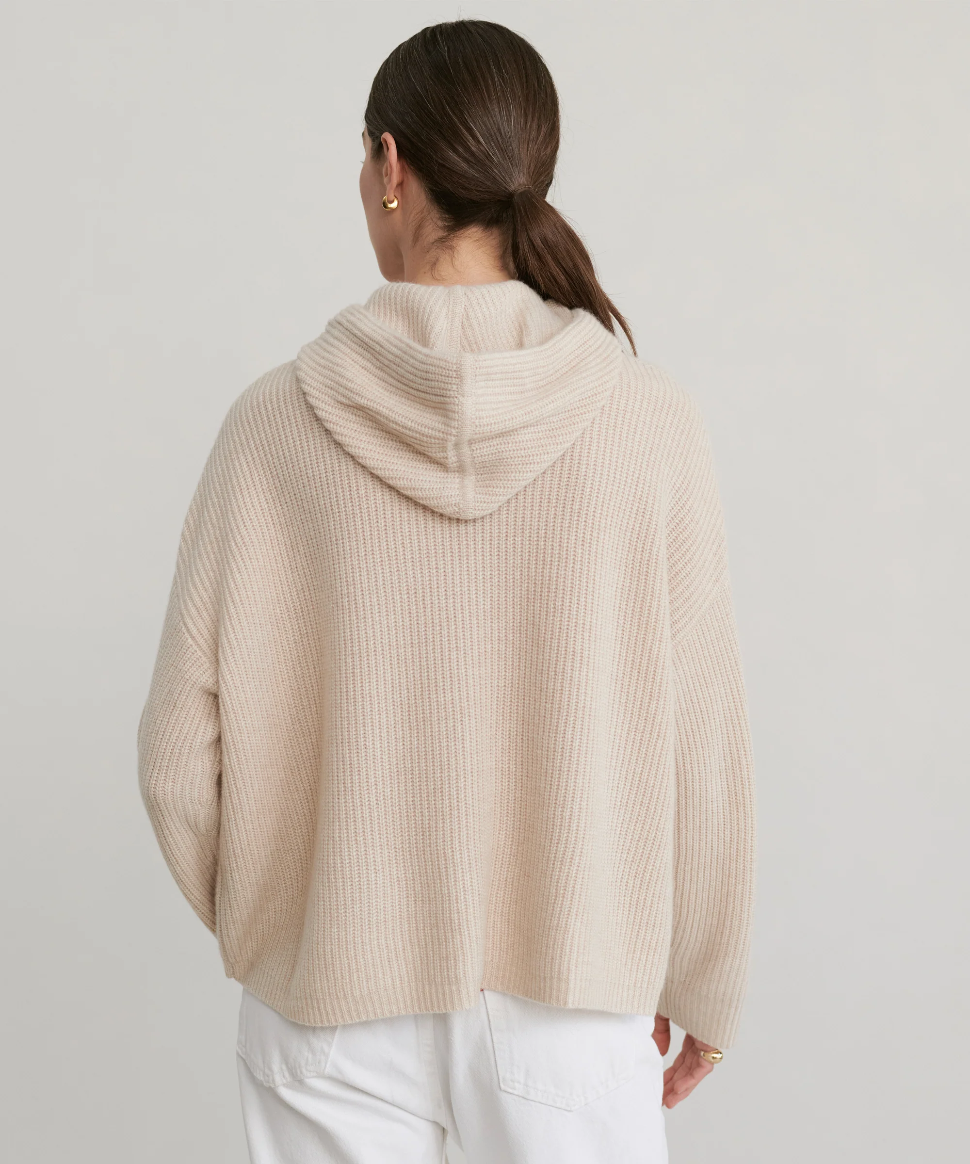 Cashmere Fisherman Hoodie - Image 3