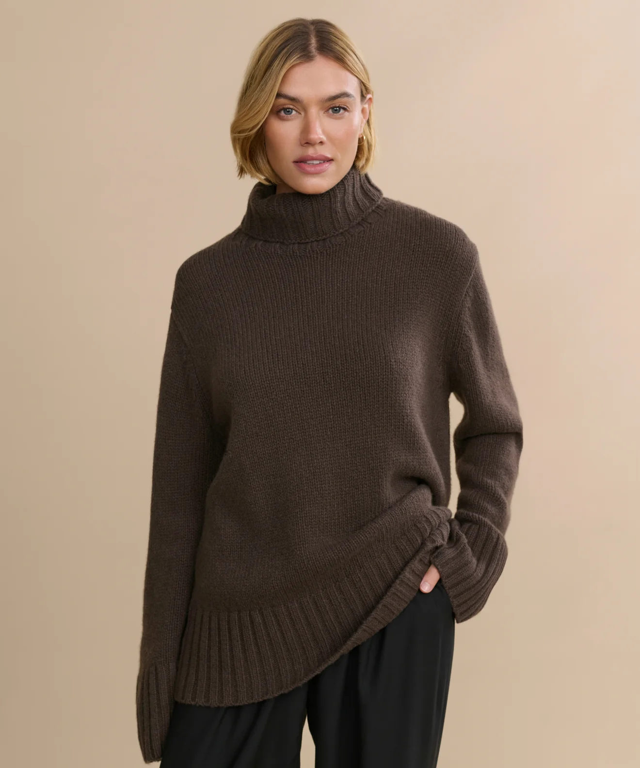 Cashmere Jet Turtleneck - Image 3