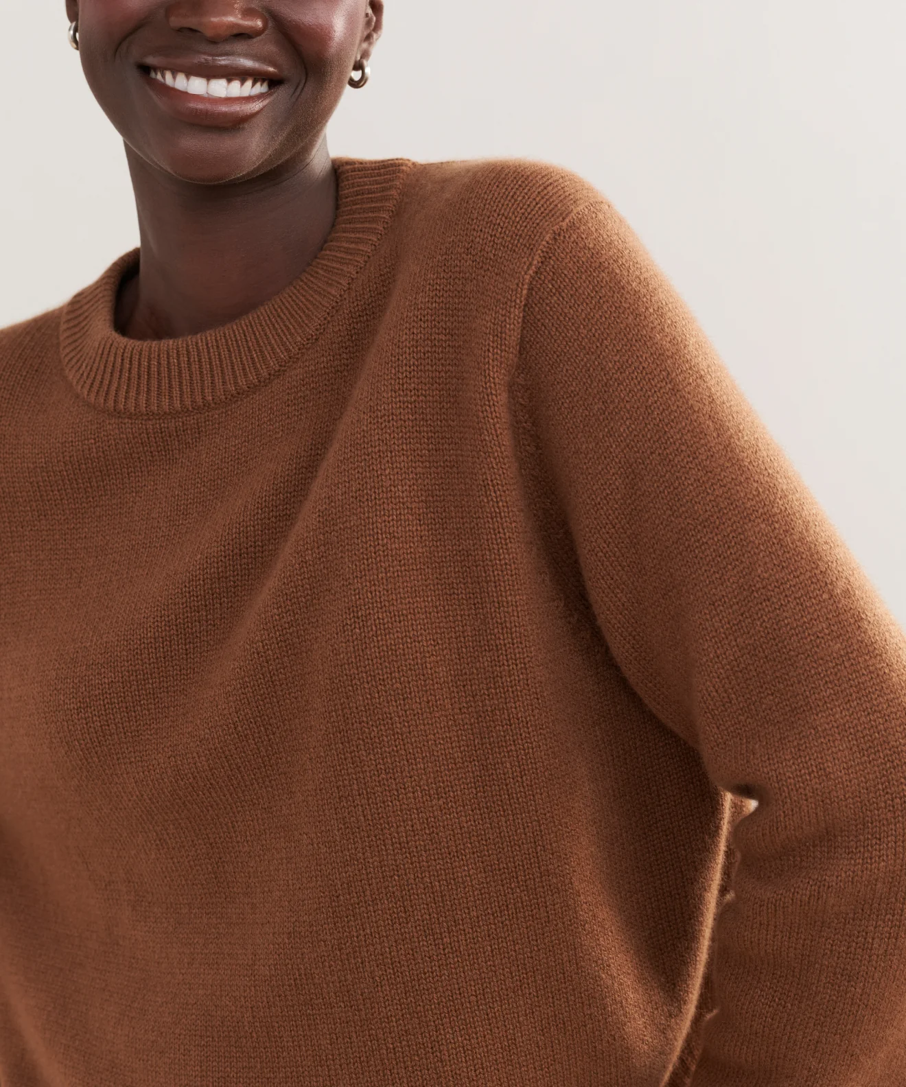 Cashmere Oversized Crewneck - Image 2