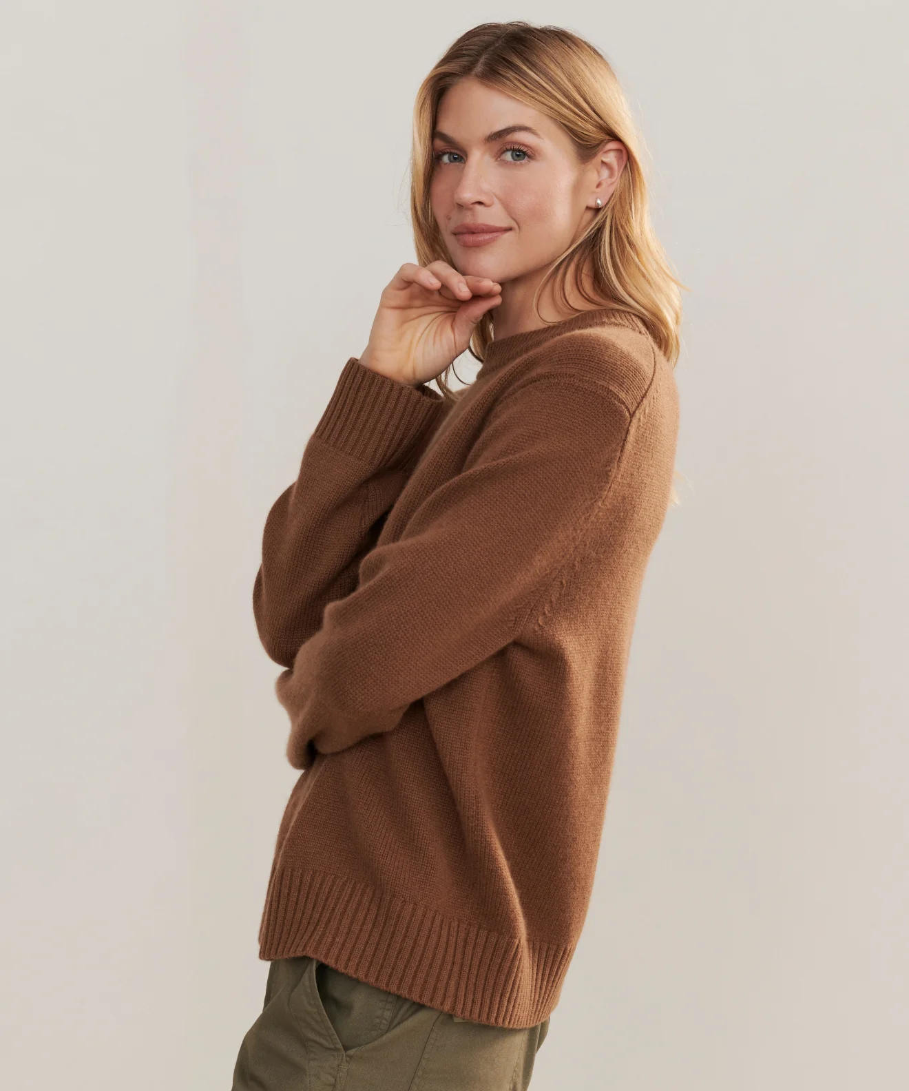 Cashmere Oversized Crewneck - Image 3