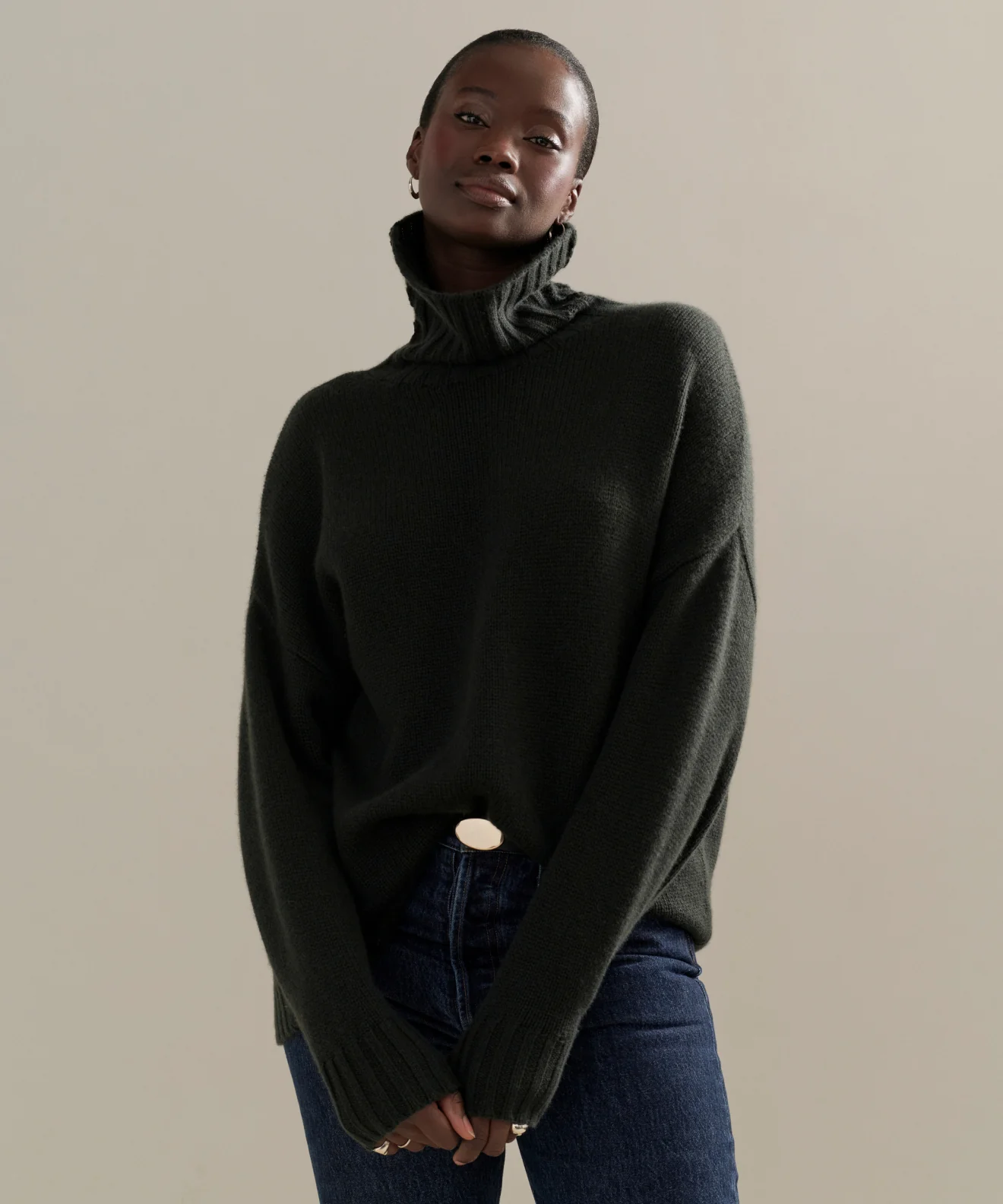 Cashmere Porter Turtleneck - Image 2