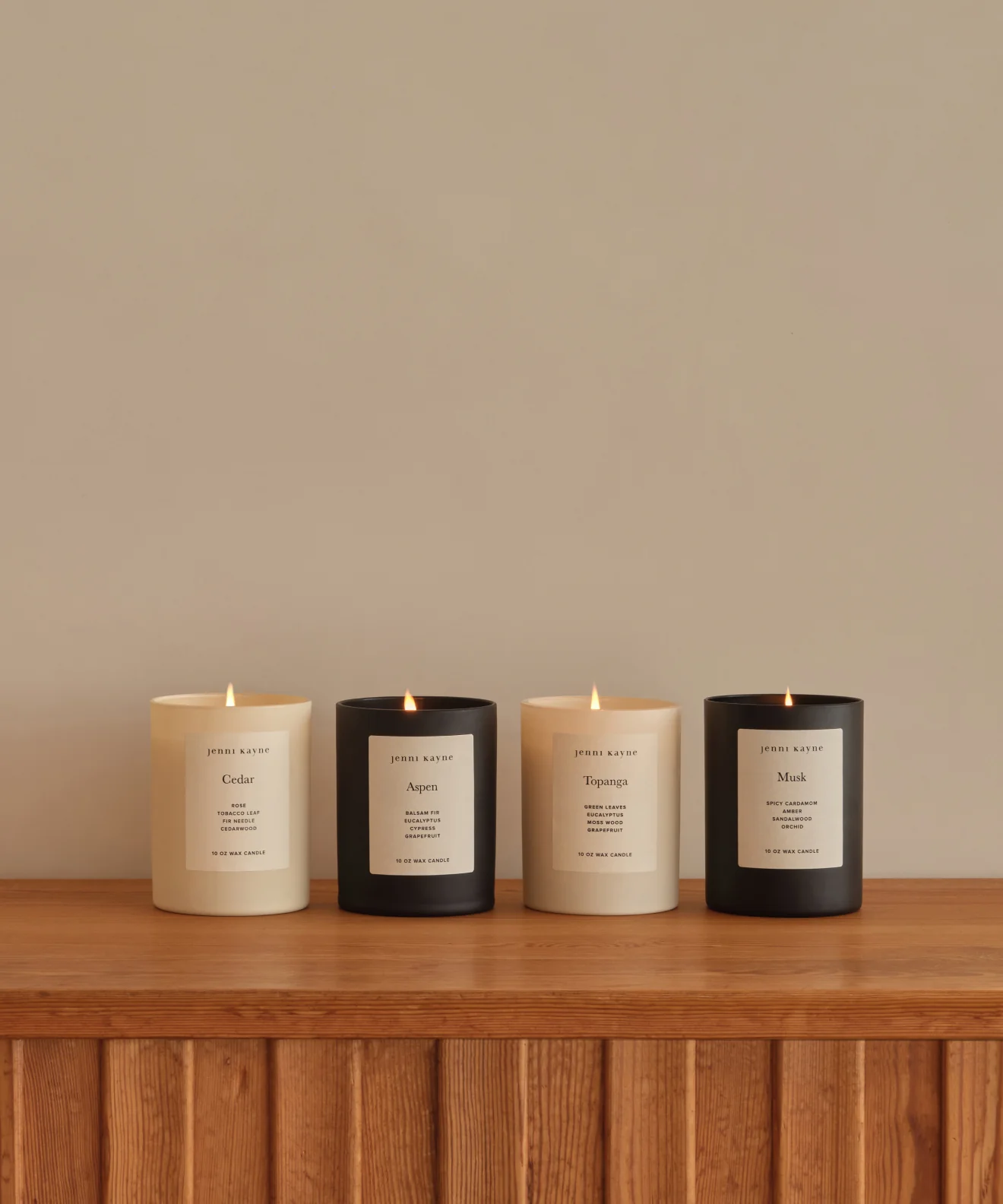 Cedar Glass Candle - Image 3