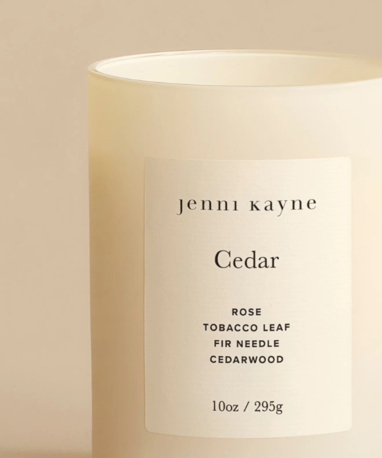 Cedar Glass Candle - Image 4