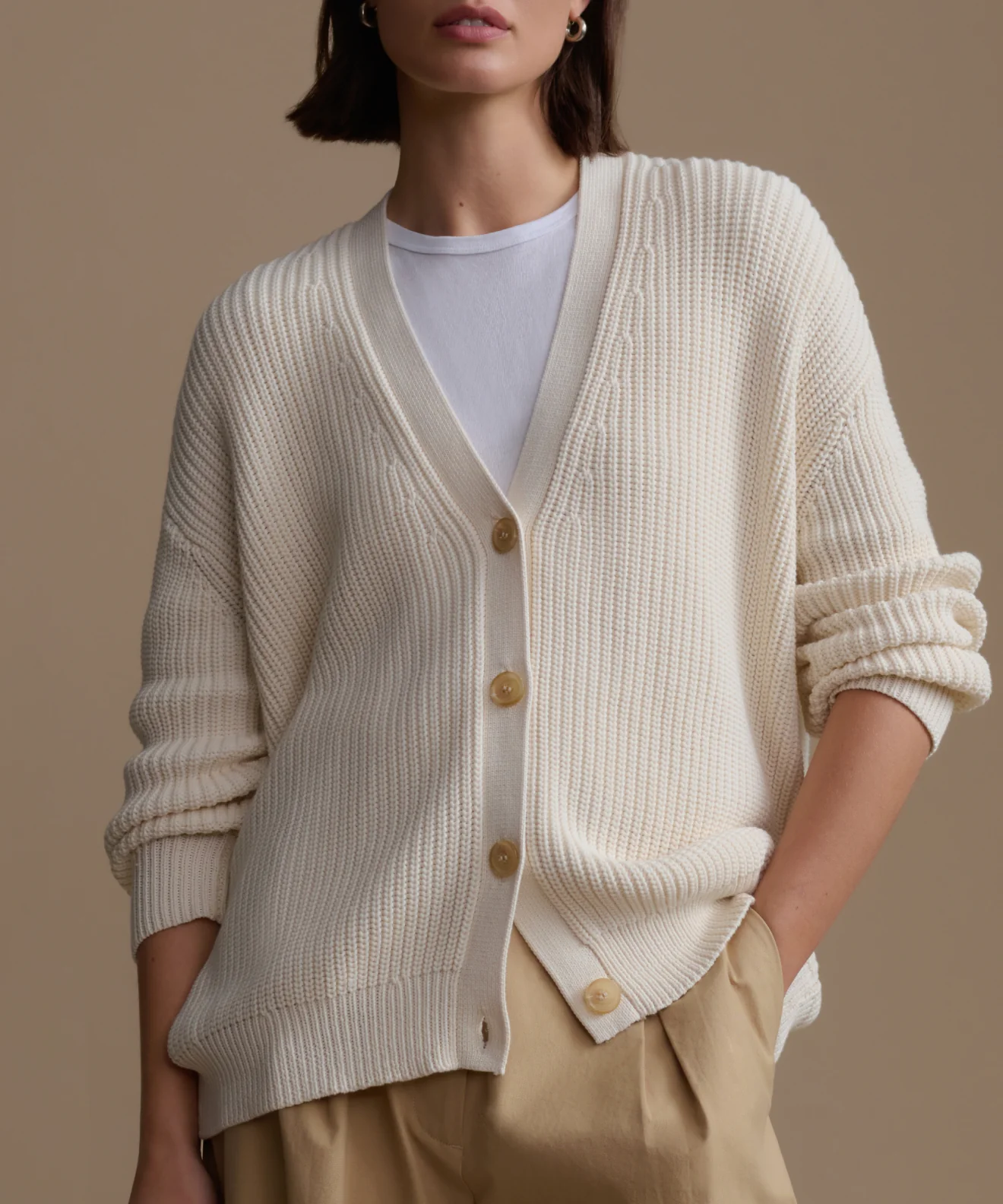 Cotton Cocoon Cardigan - Image 3