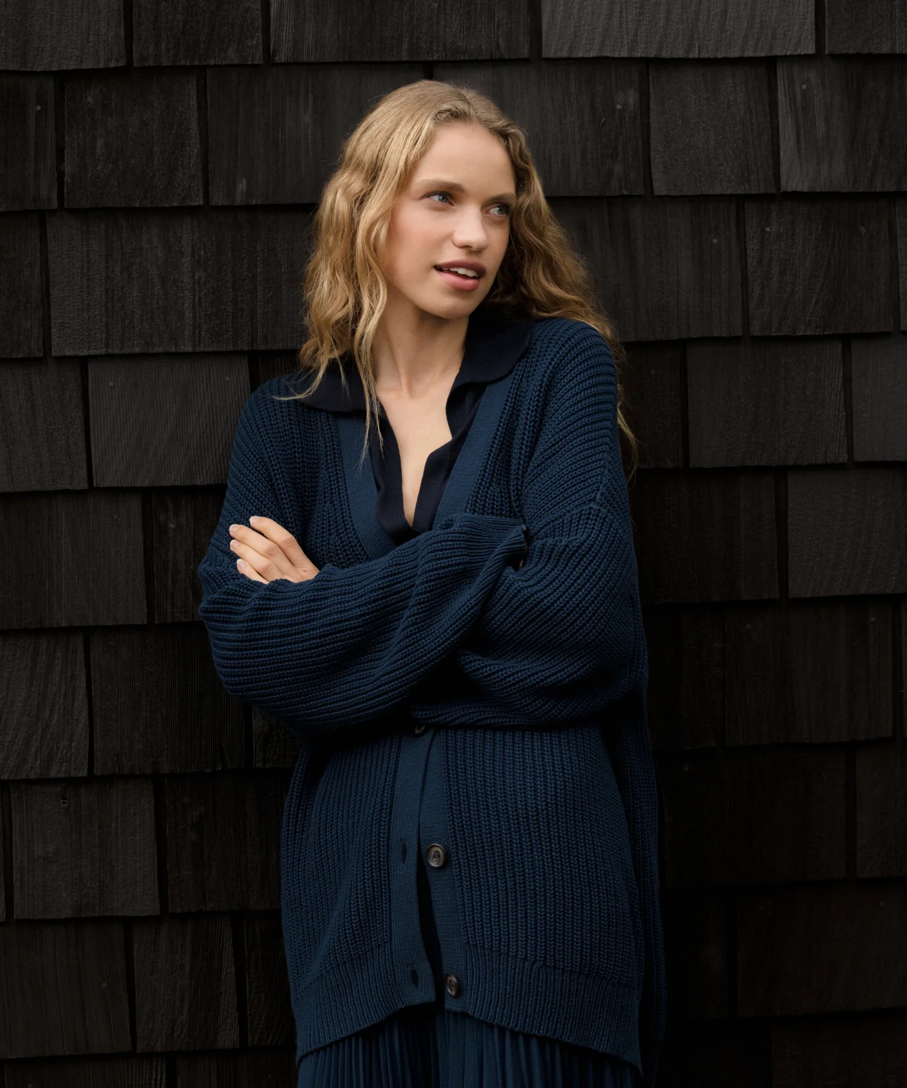 Cotton Cocoon Cardigan - Image 3