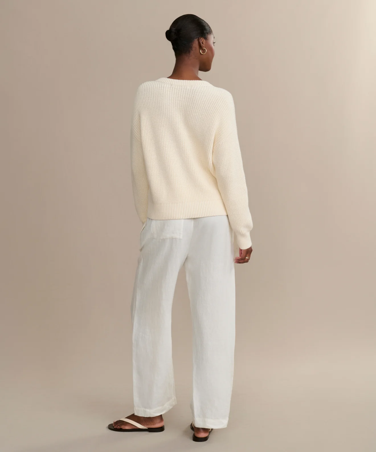 Cotton Hayes Crewneck Cardigan - Image 4