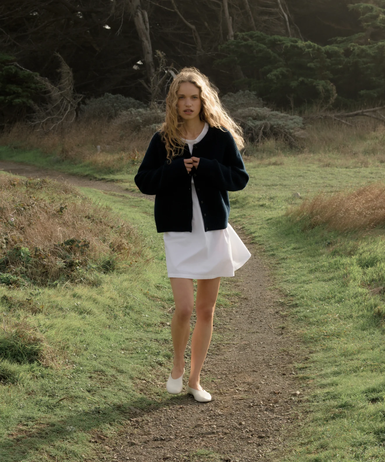 Cotton Hayes Crewneck Cardigan - Image 4