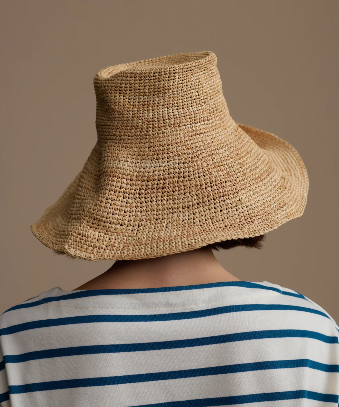 Crochet Raffia Sun Hat - Image 4