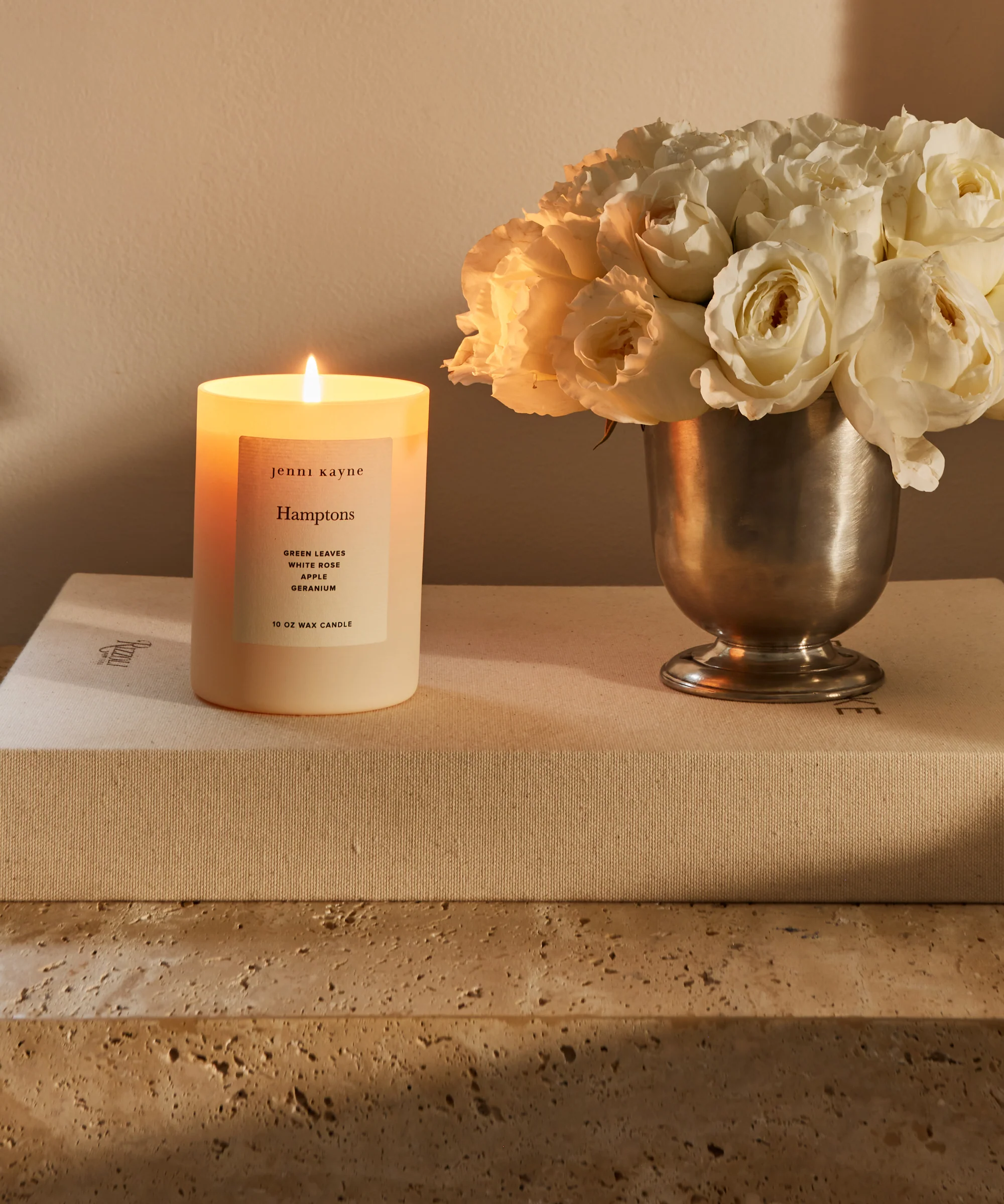 Hamptons Glass Candle - Image 2