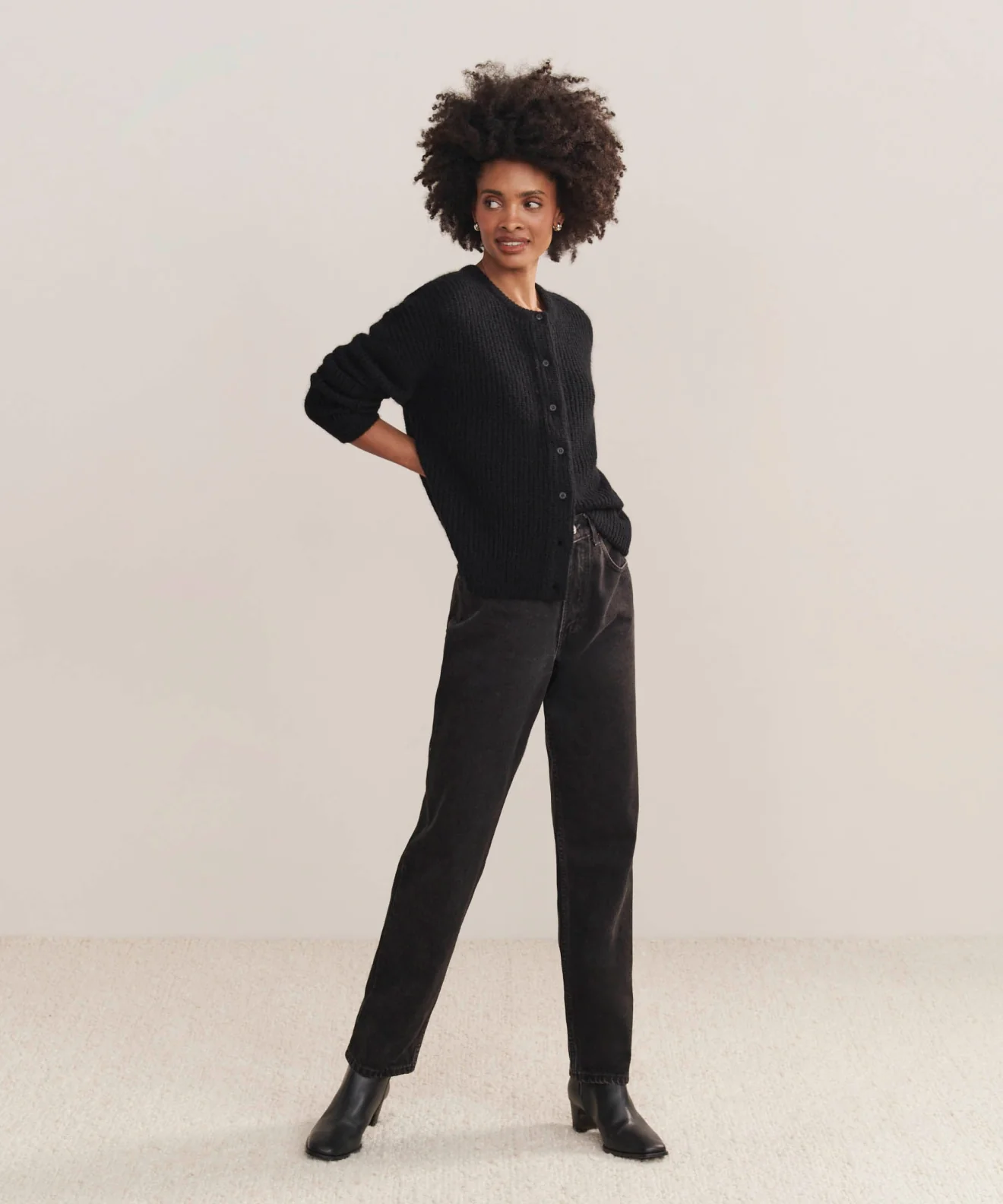 Hayes Crewneck Cardigan - Image 3