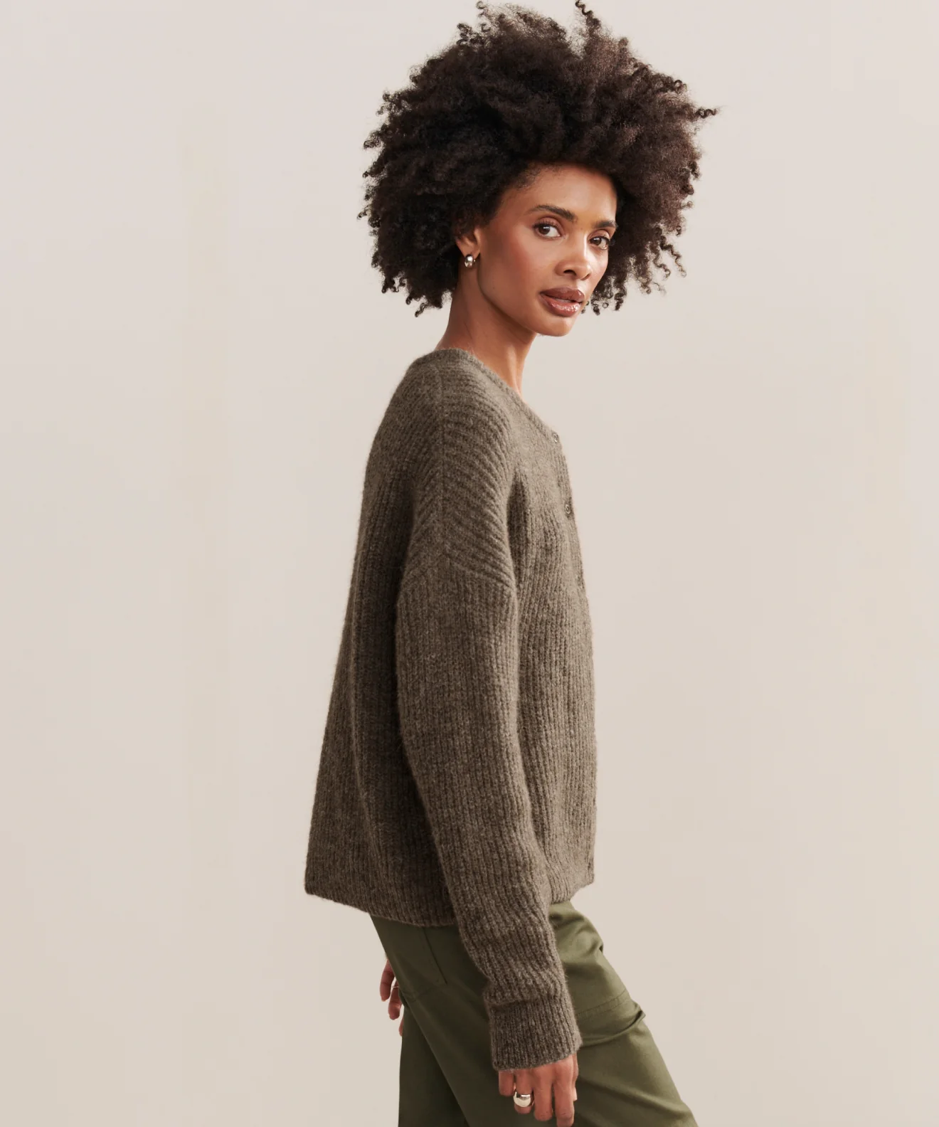 Hayes Crewneck Cardigan - Image 3