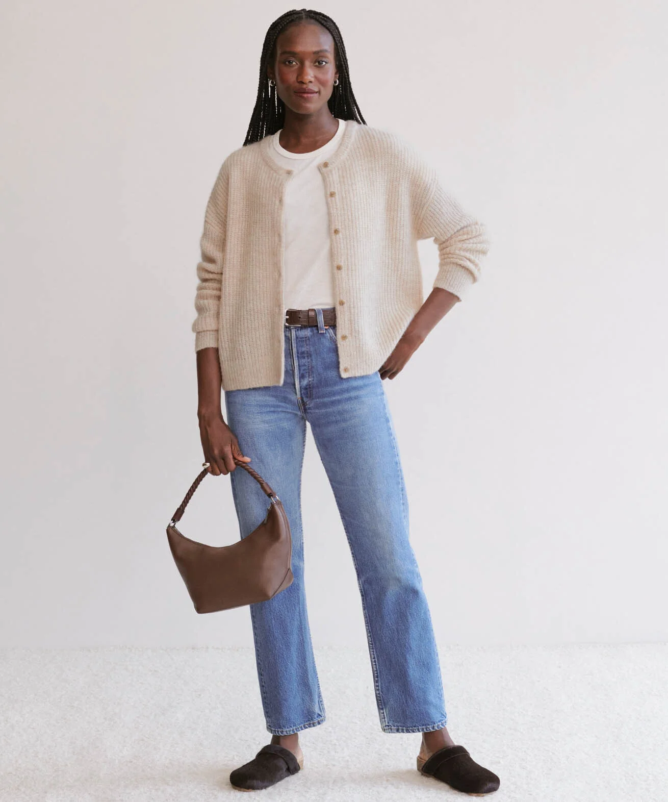 Hayes Crewneck Cardigan - Image 2
