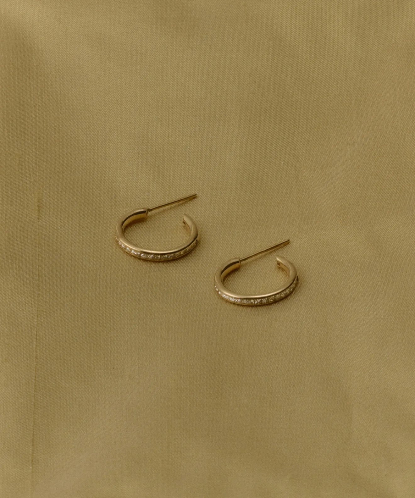 Iris Diamond Hoops - Image 4