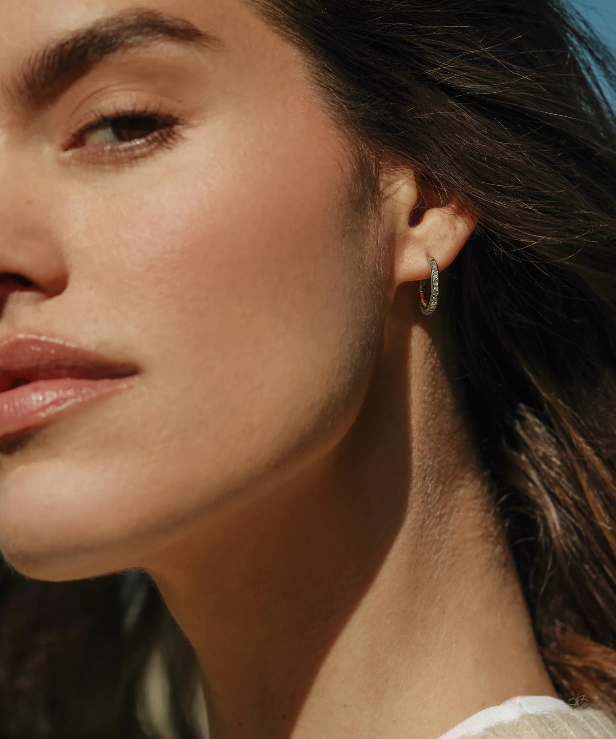 Iris Diamond Hoops - Image 2