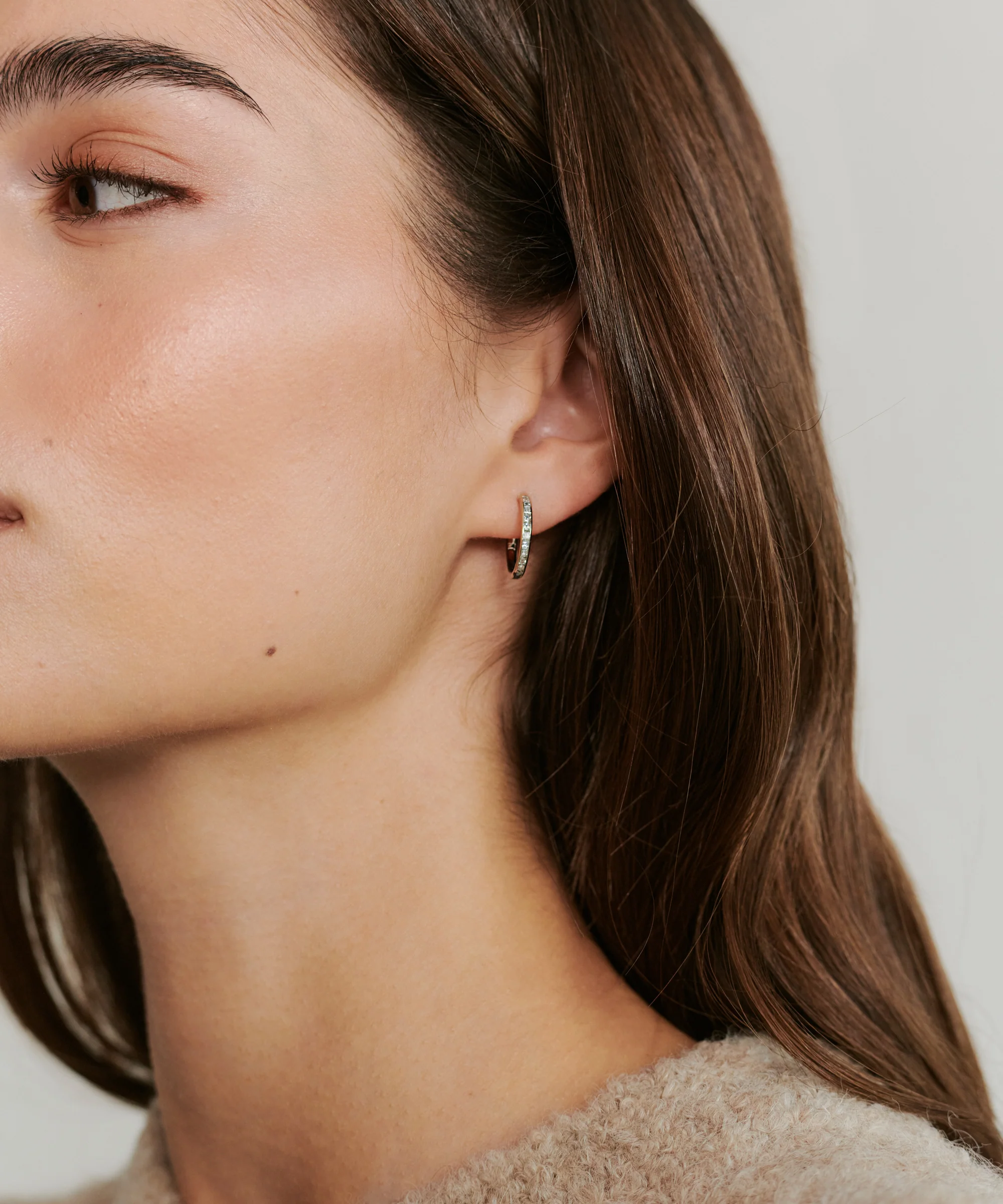 Iris Diamond Hoops - Image 4