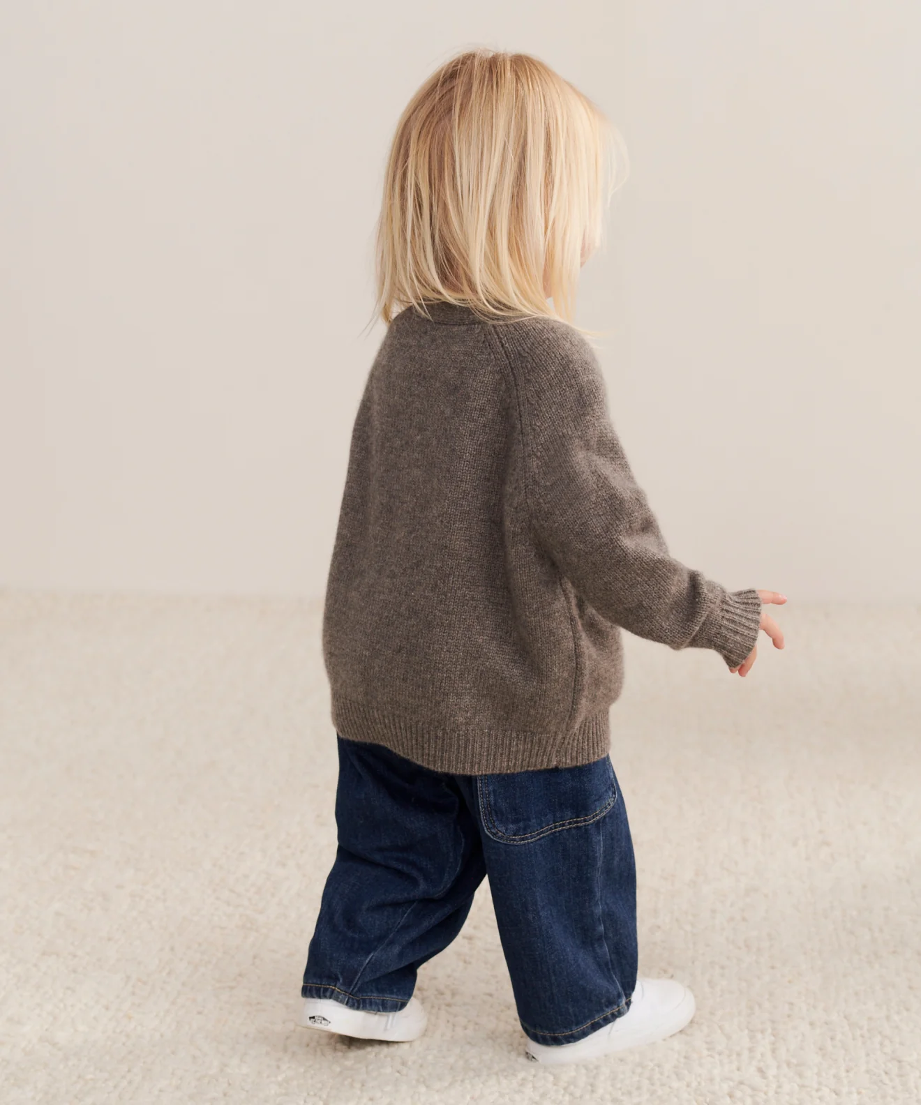 Kids' Cashmere Stanford Cardigan - Image 4