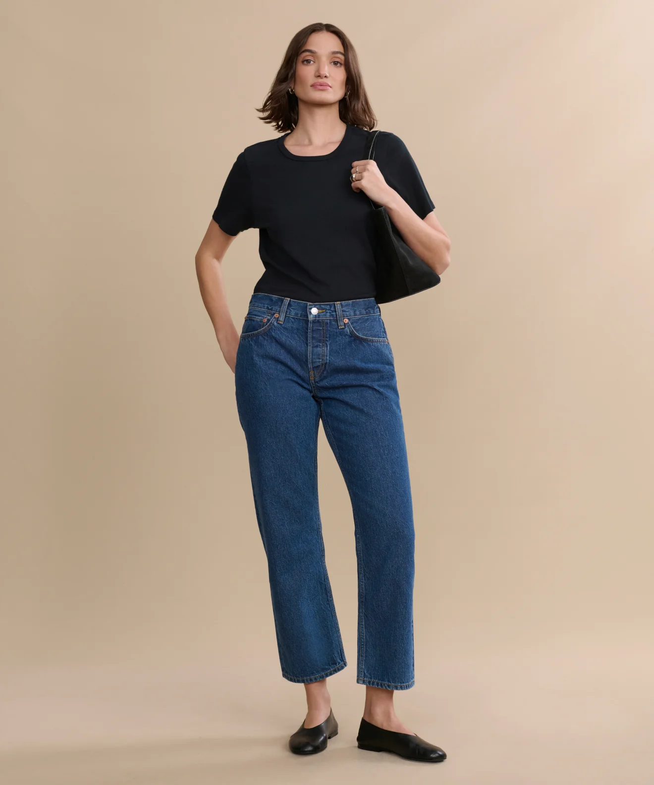 Leather Elodie Flat - Image 3