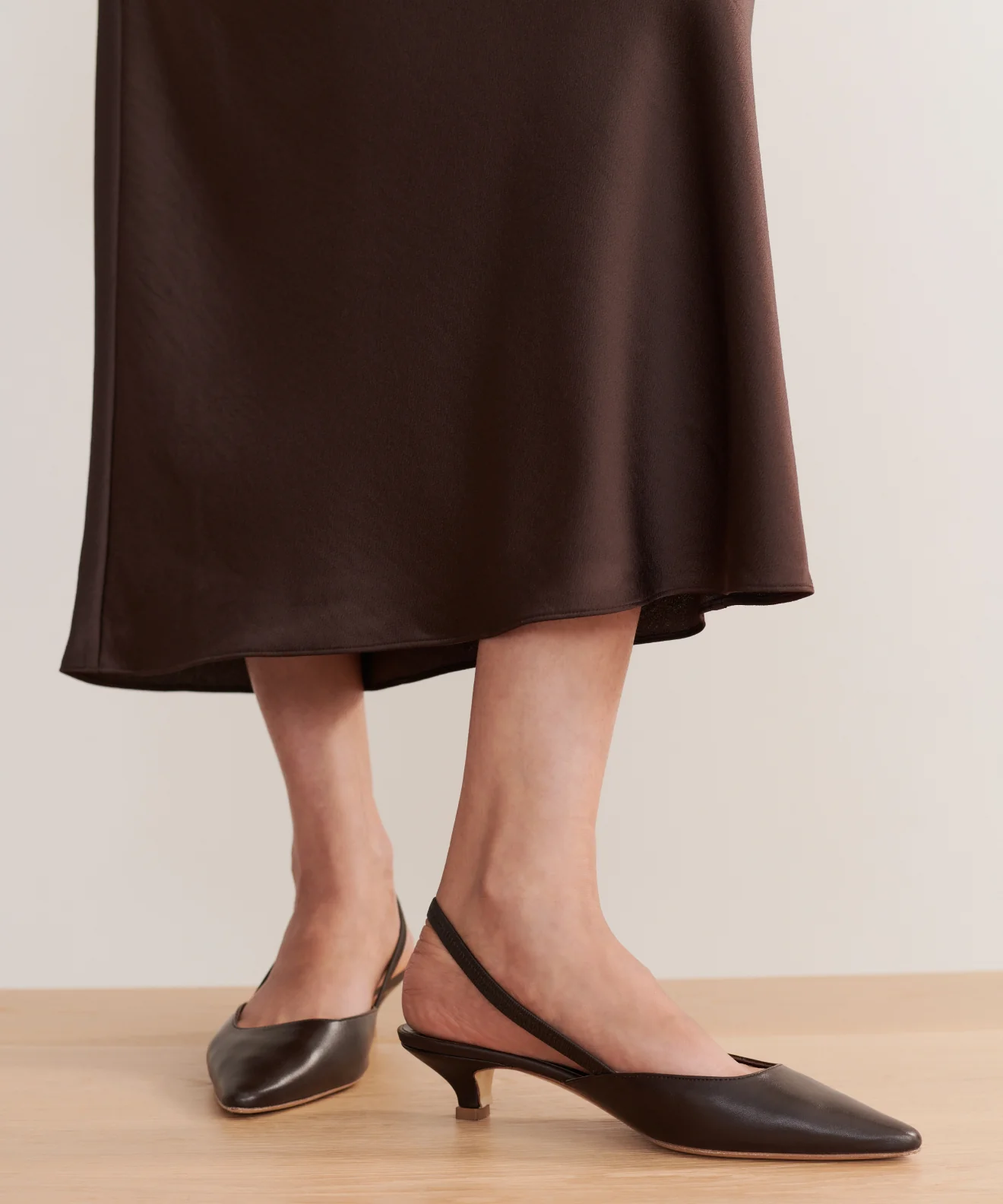 Leather Kitten Heel - Image 3