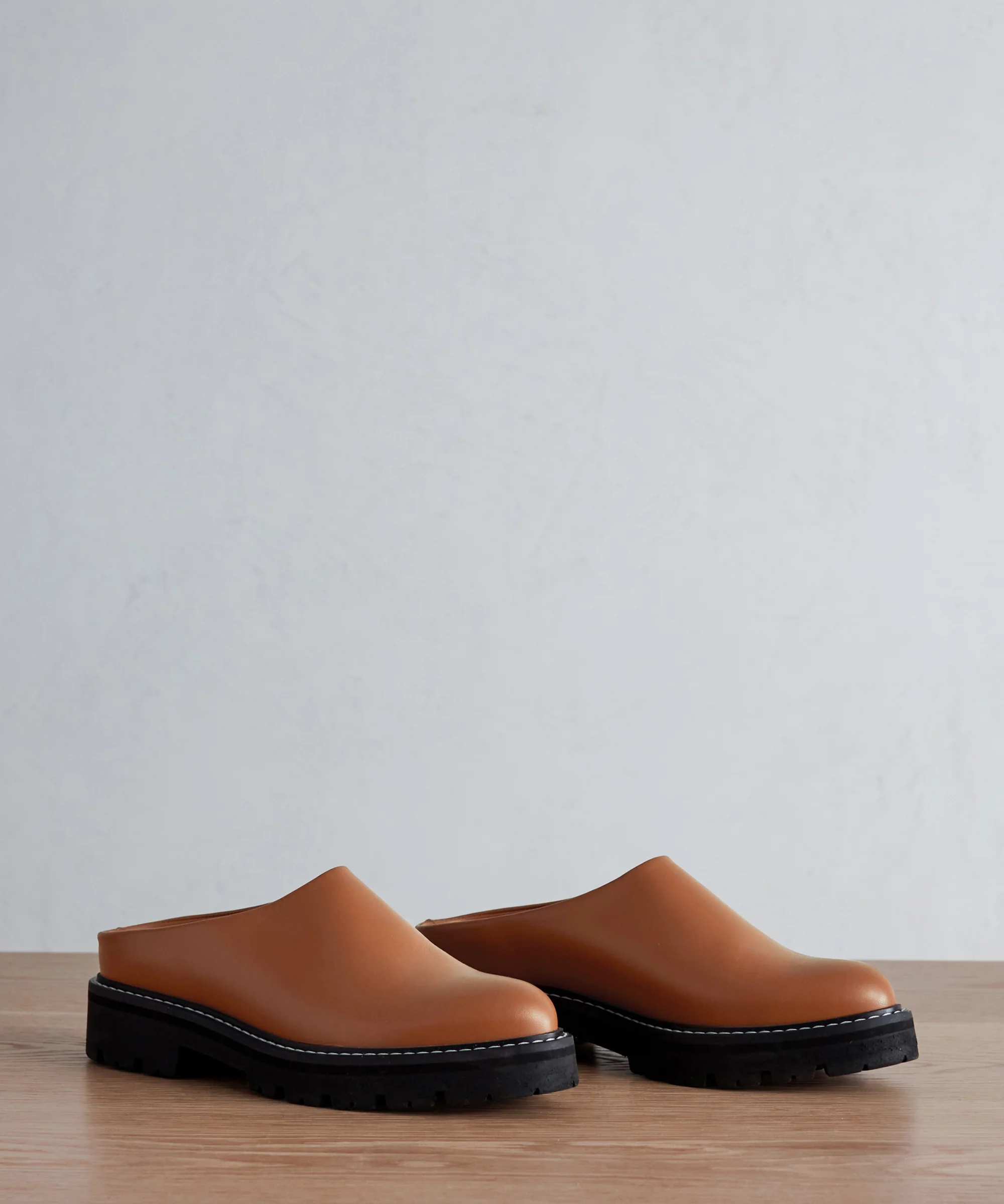 Leather Lug Mule - Image 3