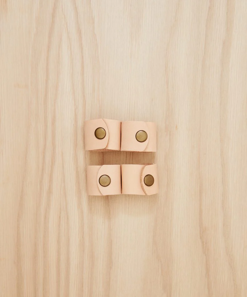 Leather Napkin Rings Set of 4 - Image 3
