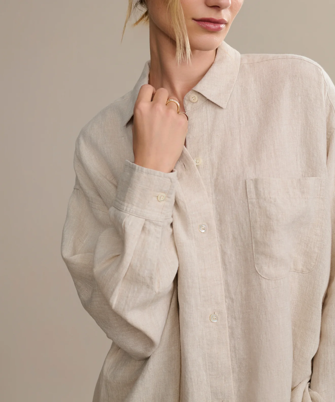 Linen Colby Shirt - Image 3