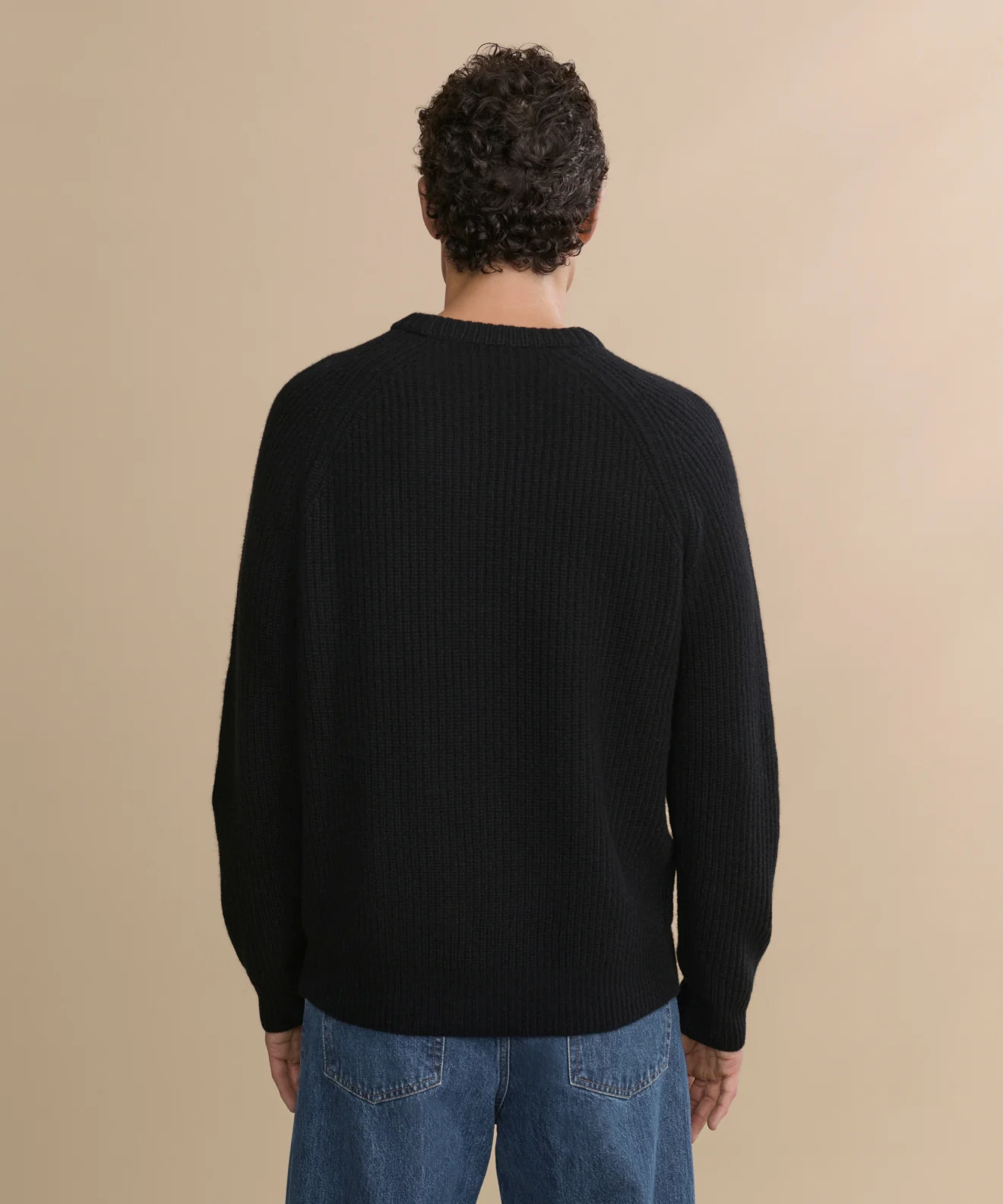 Men's Cashmere Fisherman Sweater - Image 4