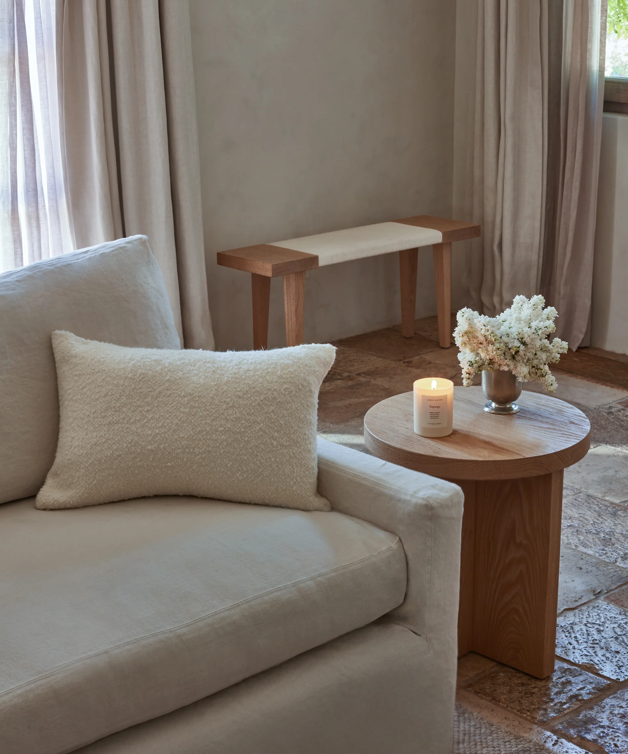 Nell Boucle Lumbar Pillow - Image 4