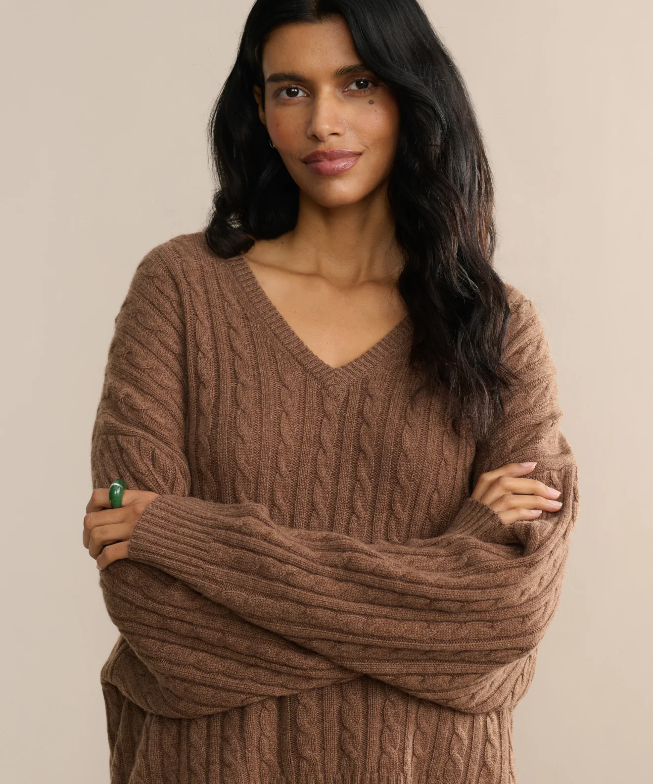 Nell V-Neck Sweater - Image 2