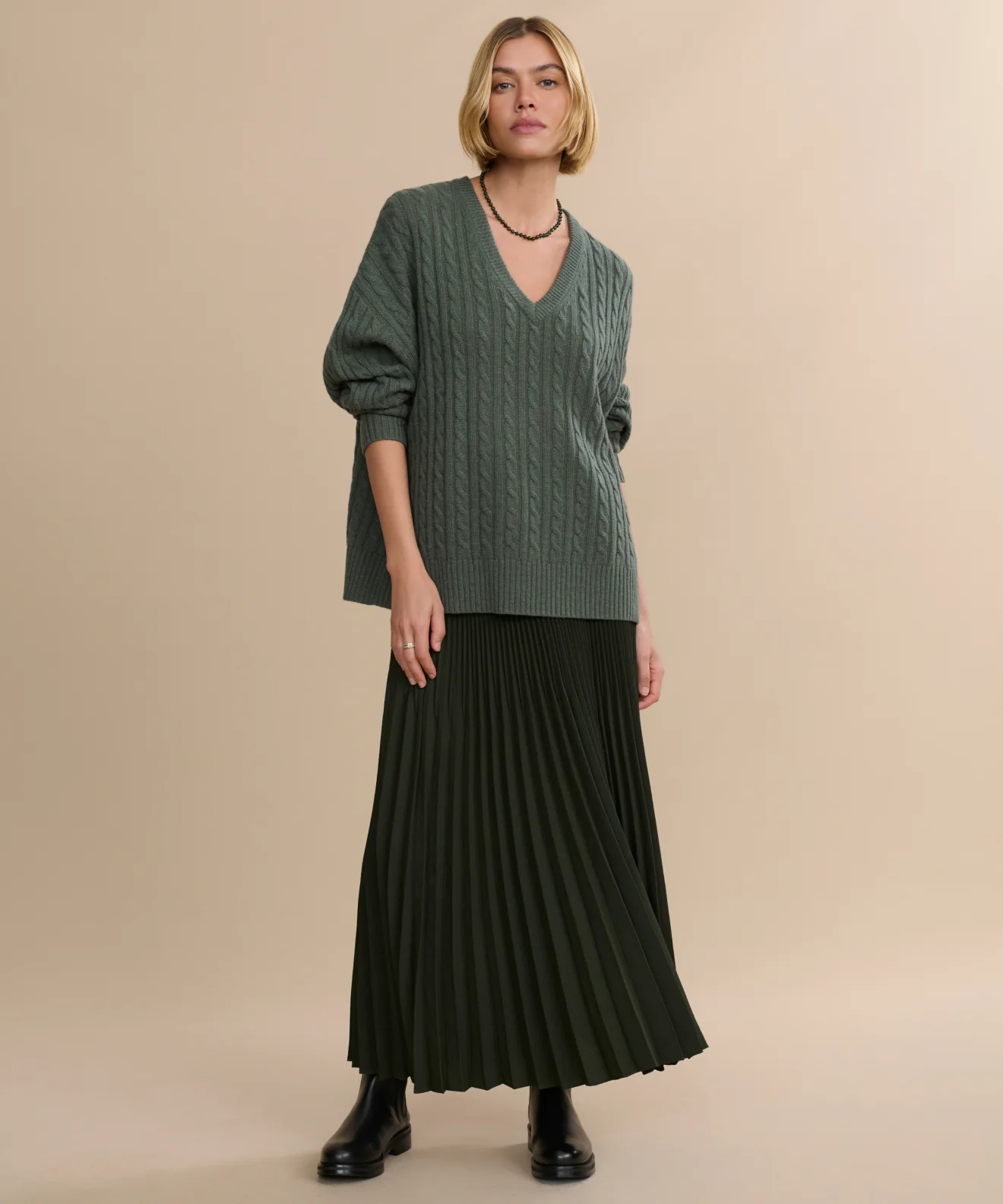 Nell V-Neck Sweater - Image 3