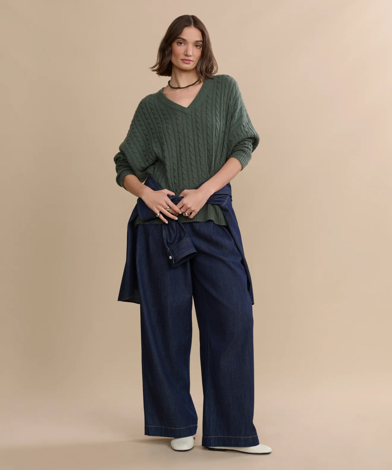 Nell V-Neck Sweater - Image 7