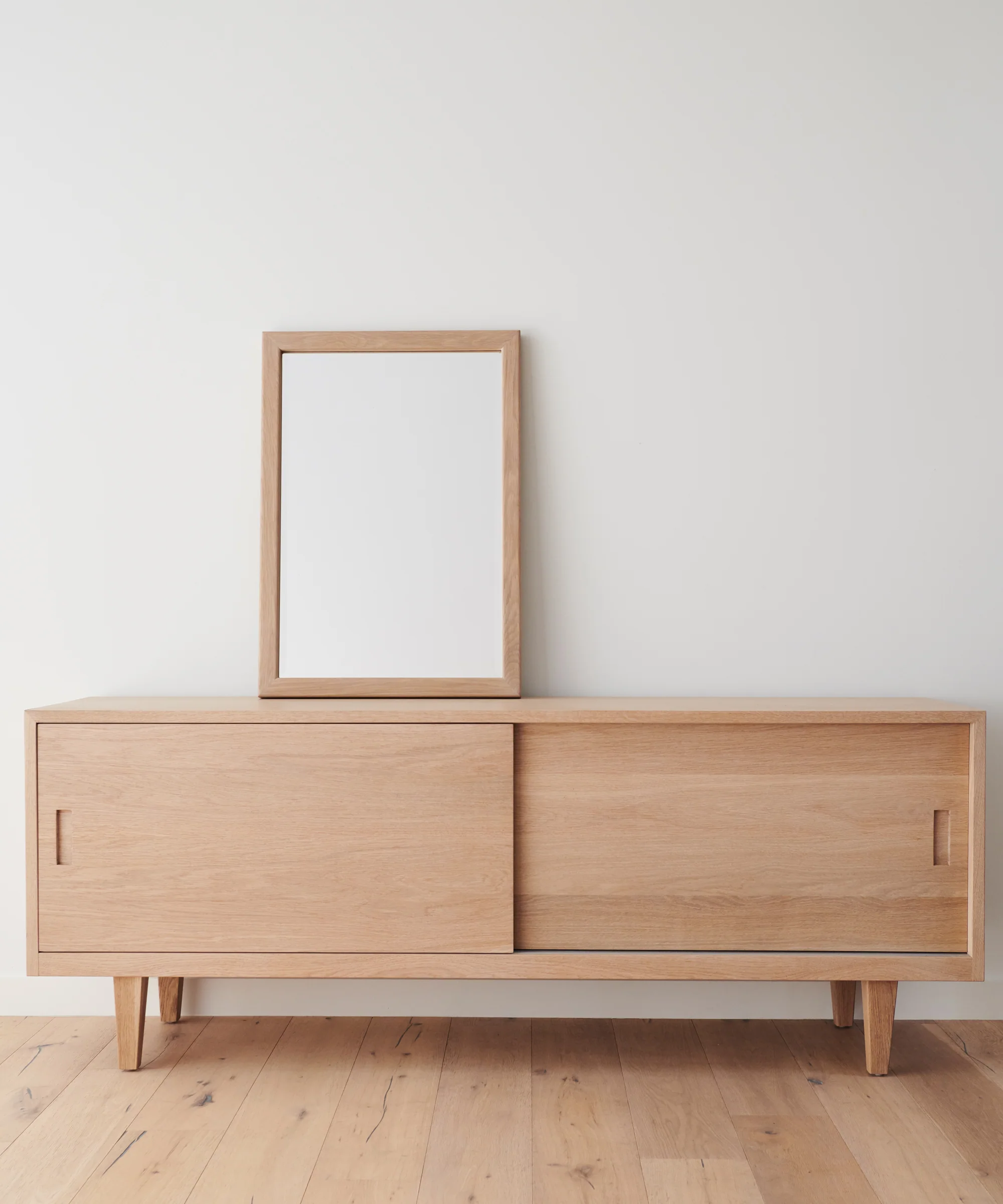 Oak Wall Mirror - Image 2