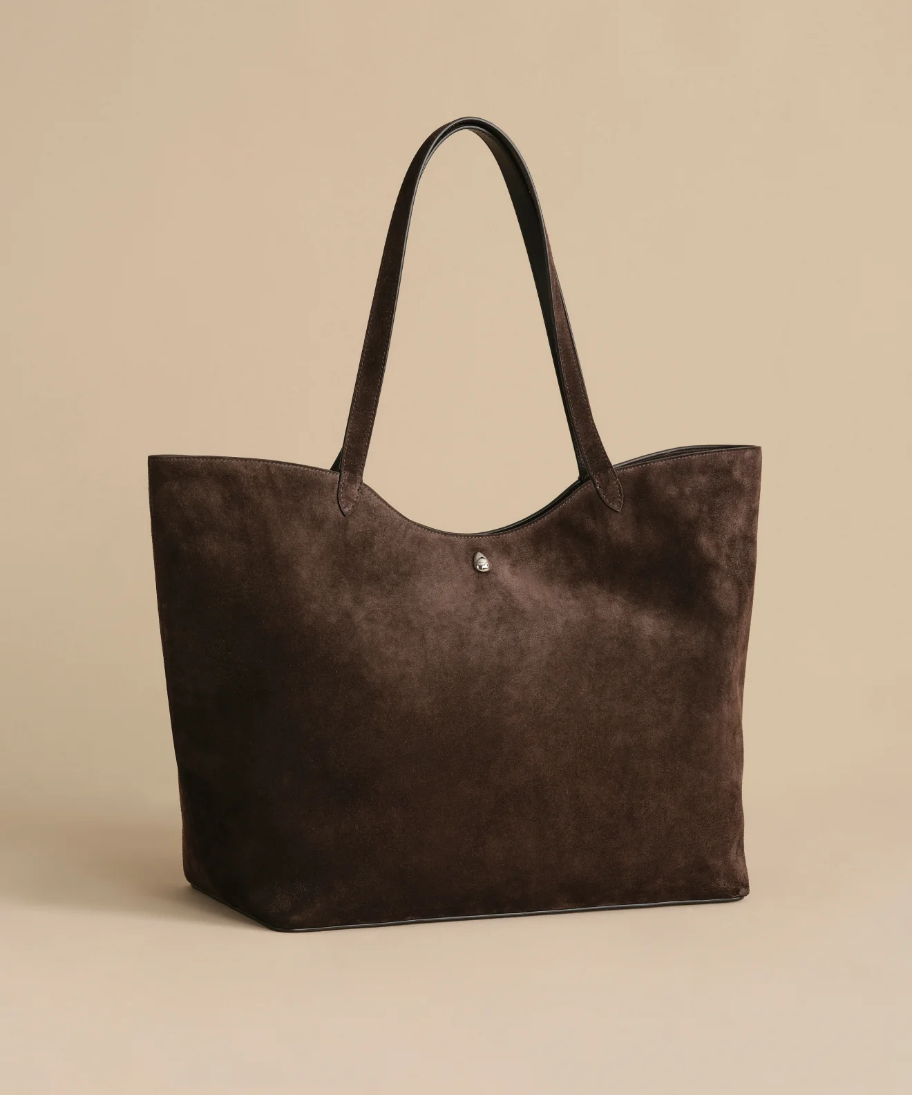 Suede Agnes Tote - Image 4