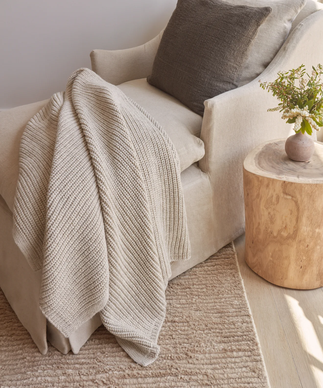 Wool Fisherman Throw - Image 2